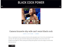 Tablet Screenshot of blackcockpower.com